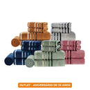[OUTLET] Kit 15 Toalhas Super Banhão +5 Toalhas de Rosto de Brinde