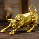 Escultura Touro de Wall Street Dourado