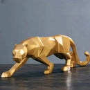 Estátua de Leopardo em Resina